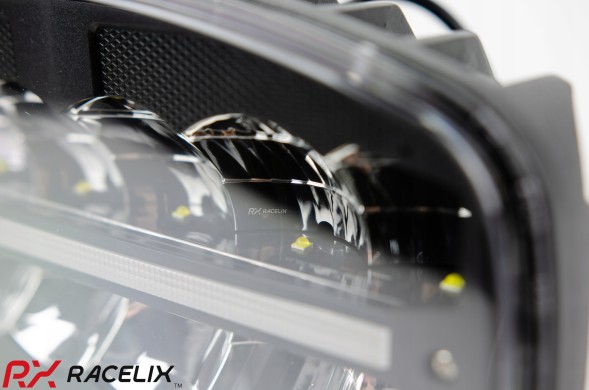 RX RACELIX RX7000823 2x ФАРА 9 ДЮЙМІВ 12 LED РОБОЧИЙ ГАЛОГЕН ОВАЛЬНИЙ білий помаранчевий 12В 24В