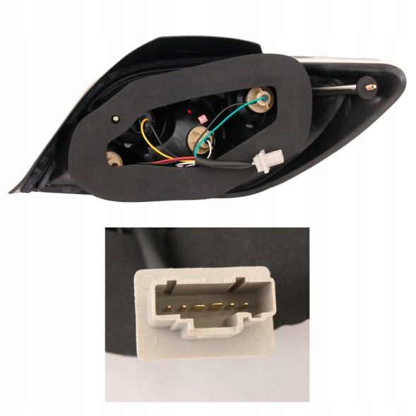 Junyan 571091AE mhm Лампи задні kpl Тюнінг Clear Black Peugeot 307 2001- Lift 2005-2007 хетчба