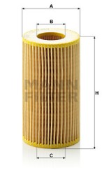 HU 718 1K MANN FILTER Фільтр мастил
