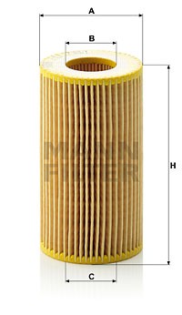HU 718 1K MANN FILTER Фільтр мастил