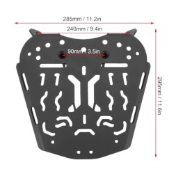 AD BRAKE B0FS95LHJ6 Задній багажник для мотоцикла, сталева основа для Zontes 368G 501G, сталевий