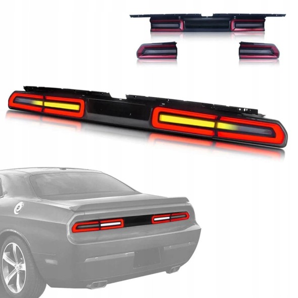 VLAND 312391-1 mhm Комплект задніх ліхтарів Vland Full Led Neon Tuning LIFTlook Dodge Challenger 2008-