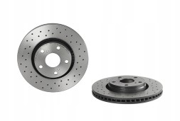 Brembo 09.B043.1X Гальмівний диск brembo для toyota avensis 09- передній, перфорований