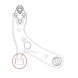 GV0444 CTR Сайлентблок CVT 9