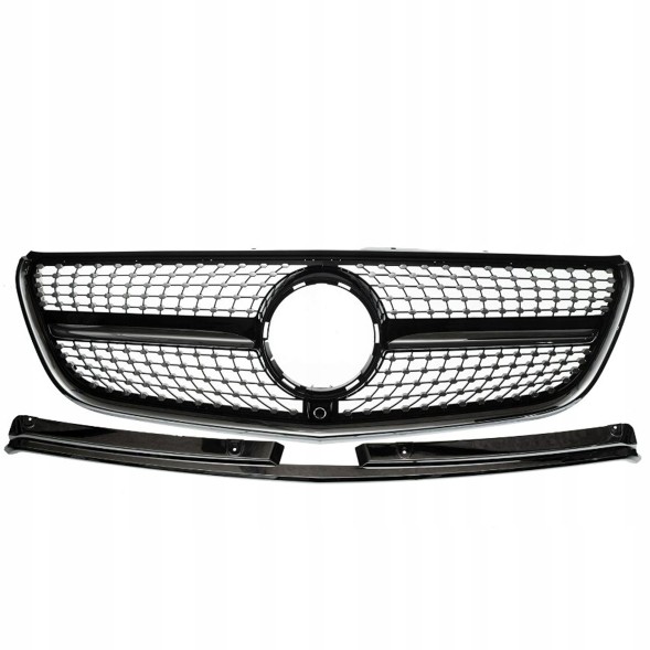 Китай Merc20063 MERCEDES VITO W447 2015-2019 РЕШІТКА РАДІАТОРА ЧОРНА З ПЛАНКОЮ