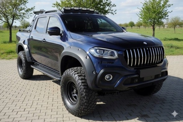 Proteile AFF001 РОЗШИРЮВАЧІ АРОК КРИЛ MERCEDES X-CLASS W470 X470 ЧОРНИЙ МАТОВИЙ