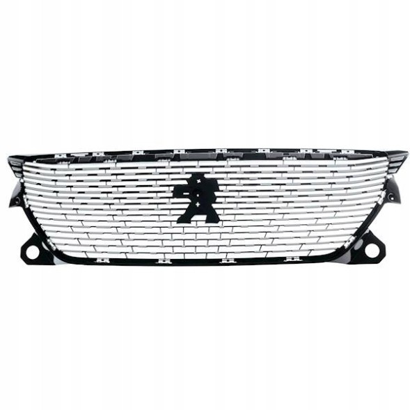 Китай 9826326680 AUTO ŁOBODA PEUGEOT 2008 II 2019- ГРИЛЬ АТРАПА РАДІАТОРА ПЕРЕДНЯ ЧОРНА ХРОМ НОВА