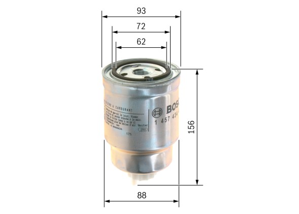 1457434439 BOSCH Фільтр паливний