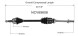 Китай NCV69608 ПРИВОДНИЙ ВАЛ ПЕРЕДНІЙ ПРАВИЙ TOYOTA SIENNA 2004-2010 FWD GSP