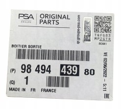 Ford OE DS7Q-8A586-AB Оригінальний термостат 2.0 blue hdi citroen peugeot 9849443980 9804160380