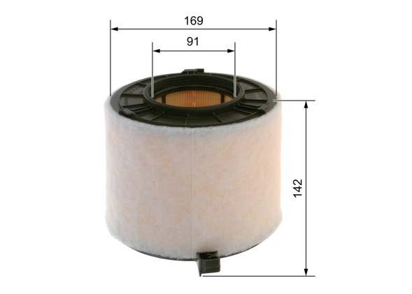 F026400677 BOSCH Фільтр повітряний
