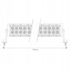 AMiO 02440 Світлодіодна робоча фара панельна led bar пряма awl26 240w 113см 24000лм 12v 24v