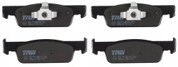 TRW 2× Гальмівний диск TRW DF6534 + Гальмівні колодки комплект, TRW GDB2016 передні