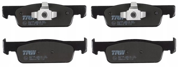 TRW 2× Гальмівний диск TRW DF6534 + Гальмівні колодки комплект, TRW GDB2016 передні