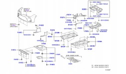 Toyota OE 51451-02180 E21 SEDAN АБСОРБЕР КРИШКИ ПІД БАМПЕР TOYOTA COROLLA E21 19- СЕДАН
