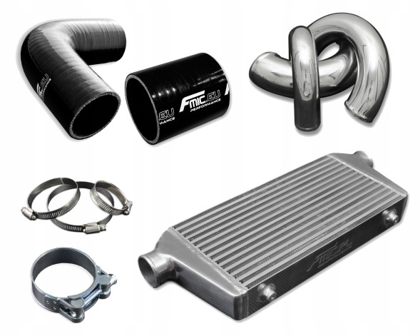 FMIC ICKIT-ALFA7-B Комплект інтеркулера alfa romeo 159 / brera 2.4 jtdm чорний fmic