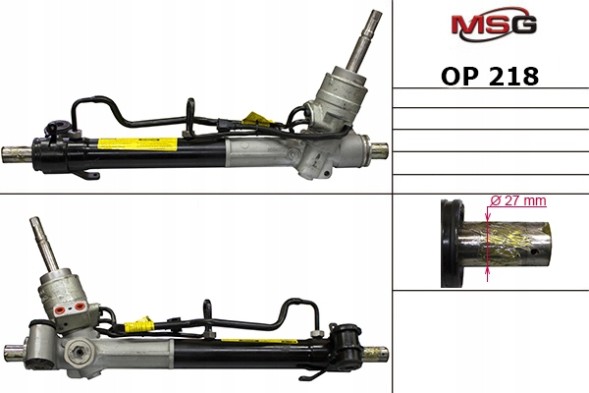MSG OP218NEW Рульова рейка Opel Insignia 08-16 Chevrolet Malibu 12-15