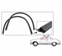 Paruzzi 010764P Ущільнювач даху-шиба дверей 2шт Volkswagen Karmann Ghia T14 -1965
