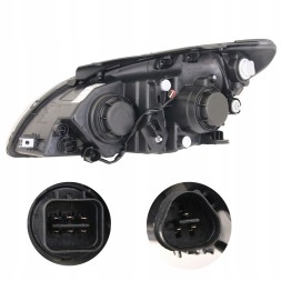 TYC 4015100E MHM TUNING Рефлектор Фара Tyc Чорна Лінза Hyundai I30 I 1 fd 2007-2012 рік
