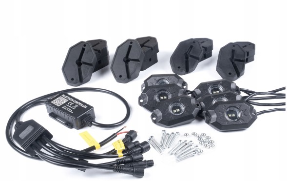 PURELUX Zestaw Świetlny LED Purelux RGBW 12/24V Efekt Neon Podwozia Ambient Neon HS9797-17256 Світлодіодний комплект Purelux RGBW 12/24V Неонове підсвічування днища / Ambient Neon