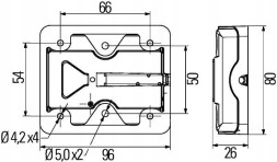 Hella 2VA 980 720-001 Лампа задня hella