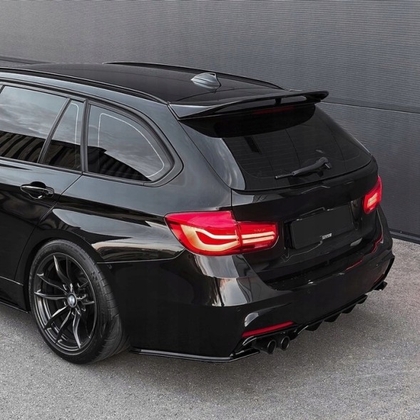 Китай Spoiler Lotka Daszek BMW F31 Спойлер Лоток BMW F31 M Look Чорний Блиск Навіс Спойлер Накладка Клапан