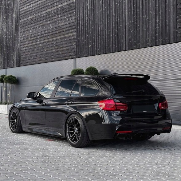 Китай Spoiler Lotka Daszek BMW F31 Спойлер Лоток BMW F31 M Look Чорний Блиск Навіс Спойлер Накладка Клапан