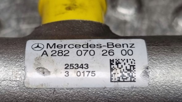 Mercedes-Benz OE S27698668 Рейка паливної форсунки, форсунки A2820702800 MERCEDES W177 W247 CLA 118 1.3 CGI