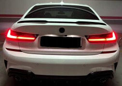 Proteile A03208502 ЗАДНІЙ СПОЙЛЕР НА КРИШКУ БАГАЖНИКА BMW 3 СЕРІЇ G20 ЧОРНИЙ СТИЛЬ M3 CS