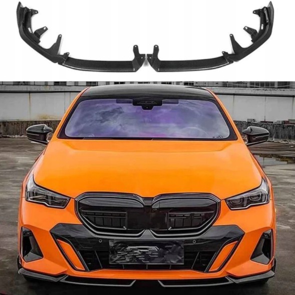 Китай Dokładka Zderzaka BMW G60 G61 M Сплітер Чорний Глянець Накладка Спойлер