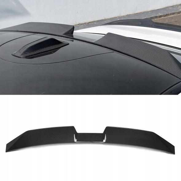 Китай T-509 Карбоновий спойлер на дах BMW M5 G90 / G60 в стилі SOOQOO (Dry-Carbon)