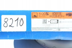ATE 24.0136-0118.2 Ate гальмівний диск bmw 5 bmw 6 bmw 7 436118
