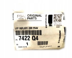 Groupe PSA 7422Q4 СПОЙЛЕР ПЕРЕДНЬОЇ ЧАСТИНИ OE СОБАКИ CITROEN C3 2009-2016