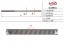 MSG CI216C Планка зубчаста рульової передачі Fiat Ducato -06, Boxer -06, Jumper-06