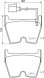Brembo P 85 152X Brembo p 85 152x набір гальмівних колодок, дискові гальма