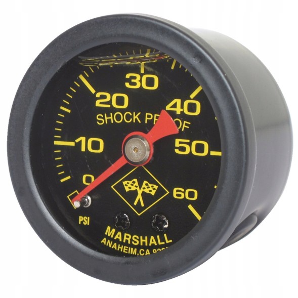 Manitou M21 Манометр тиску масла Marshall 0-60 PSI чорний №: 900838