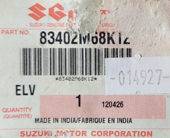 Suzuki OE SUZUKI Alto 4-дверний - механізм переднього лівого скла OE 83402M68K12