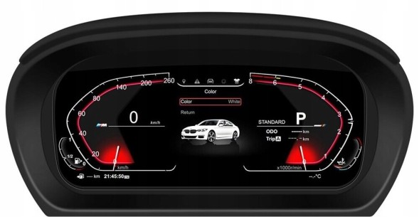 Китай ZEGARY CYFROWE LCD BMW E90 E91 E92 E93 LINUX 2005-2012 1920X720p Приладова панель