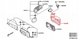 Subaru OE 46052CC010 КОРПУС КРИШКИ ПОВІТРЯНОГО ФІЛЬТРА USA SUBARU BRZ Z11 TOYOTA GR86 2022-