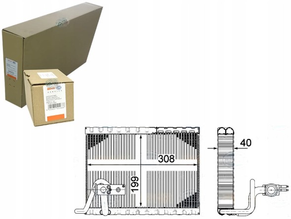 Behr Hella Service BRH8FV 351 331-501(iMOTO) Випарник, кондиціонер citroen ds5 peugeot 3008, 50