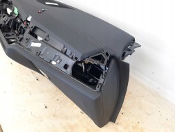 BMW OE 9634912 Sensatec schwarz / schwarz / szara nić BMW X6 G06 LCI LIFT ПРИЛАДОВА ПАНЕЛЬ КОНСОЛЬ КОКБІНА SENSATEC СІРА НИТКА