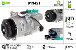 Valeo 813421 Компресор кондиціонера valeo 813421