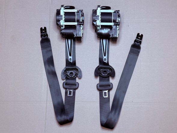SEAT OE 576857705D / 576857706D РЕМНІ БЕЗПЕКИ ДЛЯ SEAT ATECA 2016-2026, СИСТЕМА PRESAFE, ЛІВИЙ + ПРАВИЙ ПЕРЕДНІ