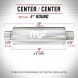 Magnaflow Глушник MagnaFlow 4" 2.25"/2.25" 57 мм / 57 мм нержавіюча сталь 10415