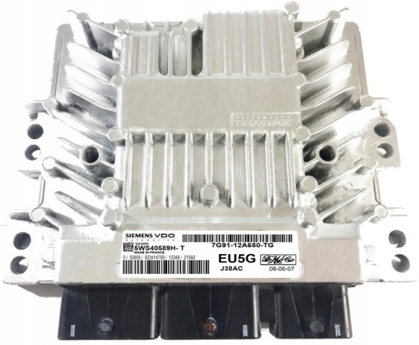 Siemens KOMPUTER ECU FORD SID206 5WS40589HT 7G9112A650TG EU5G ecu serwis КОМП'ЮТЕР ECU FORD SID206 5WS40589HT 7G9112A650TG EU5G