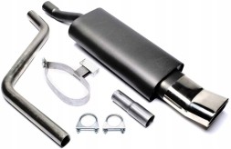TA-Technix EVOP3EDTM_3 Спортивний глушник вихлопу 70x140 мм TA TECHNIX VW POLO II (86C, 80)