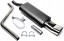 TA-Technix EVOP3EDTM_3 Спортивний глушник вихлопу 70x140 мм TA TECHNIX VW POLO II (86C, 80)