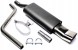 TA-Technix EVOP3EDTM_3 Спортивний глушник вихлопу 70x140 мм TA TECHNIX VW POLO II (86C, 80)