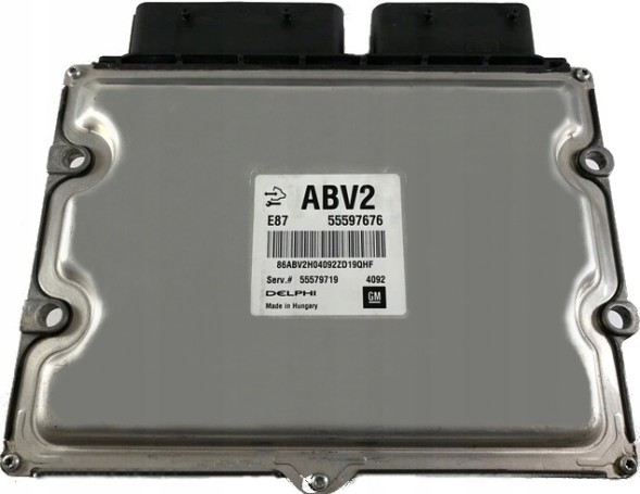 Opel OE 55597676 ABV2.1.7.ASTRA БЛОК КЕРУВАННЯ ДВИГУНА (ECU) OPEL ASTRA J 1.7 55597676 ABV2