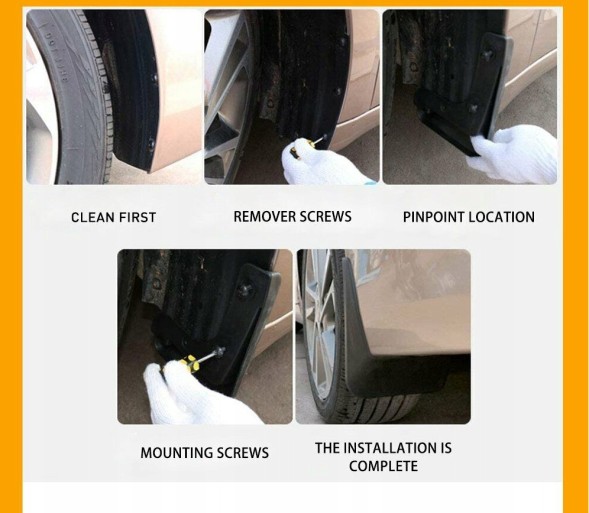 USA USA-MUDFLAPS5518 УНІВЕРСАЛЬНІ БРИЗКОВИКИ ДЛЯ FORD EXPLORER, CADILLAC ESCALADE, CHEVROLET TAHOE